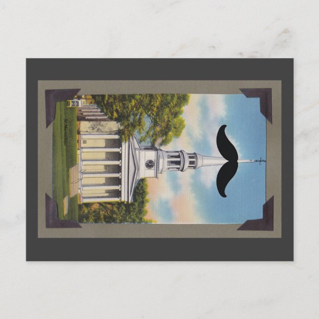 Cartão Postal Saint Mustachias Postcard (Frente)