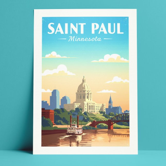 Cartão Postal Saint Paul Minnesota Antigo (Criador carregado)