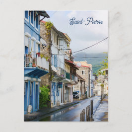 Cartão Postal Saint-Pierre Martinique Historic Colorful Town