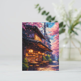 Cartão Postal Sakura no Machikado - Rua das Cerejeiras