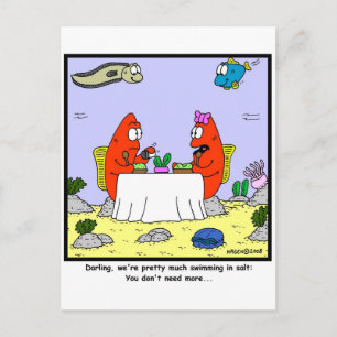 Cartão Postal Sal demais
