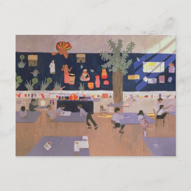 Cartão Postal Sala de aula Derby 1985 (Frente)