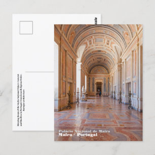 Cartão Postal Sala de Bênção do Palácio Nacional de Mafra
