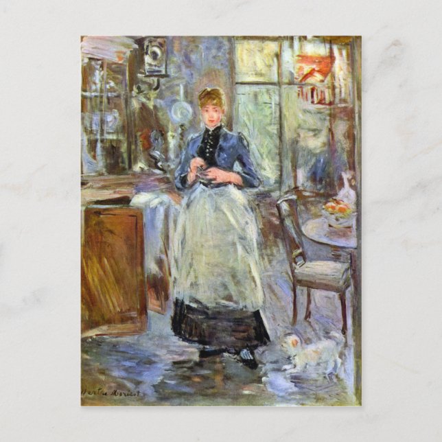 Cartão Postal Sala de jantar de Berthe Morisot (Frente)