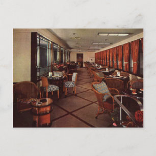 Cartão Postal Sala de jardim da Rainha Mary