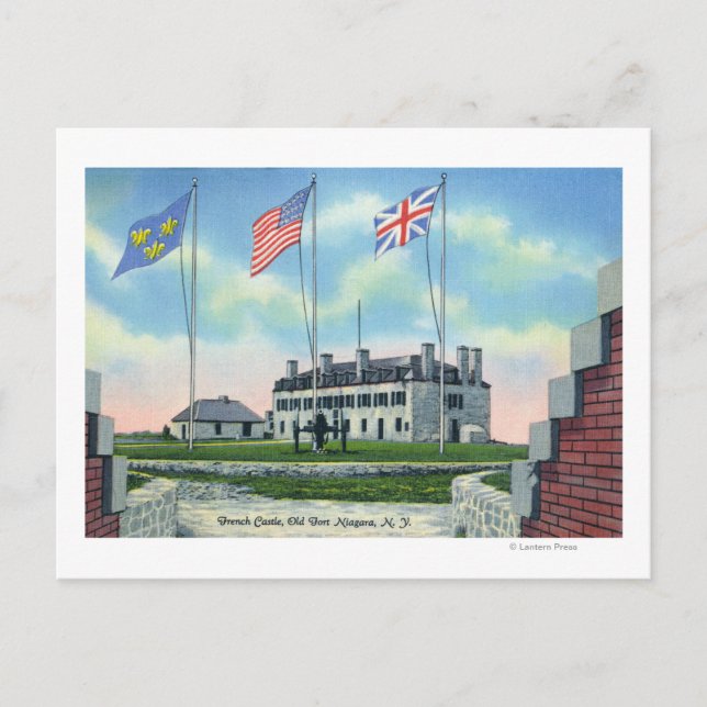 Cartão Postal Sala de Oficial Comandante no Castelo Francês Anti (Frente)