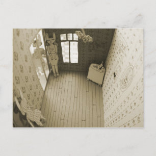 Cartão Postal Sala de papel