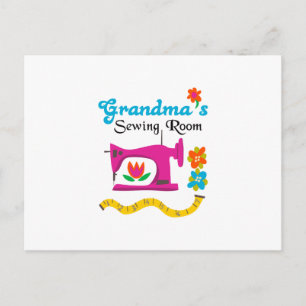CARTÃO POSTAL SALA DE VESTUÁRIO DE GRANDMAS