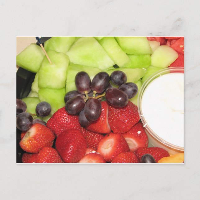 Cartão Postal Salada de Frutas (Frente)
