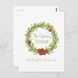 Cartão Postal Salada dos Verdes