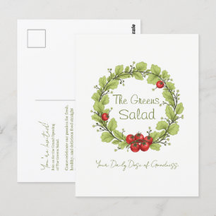 Cartão Postal Salada dos Verdes