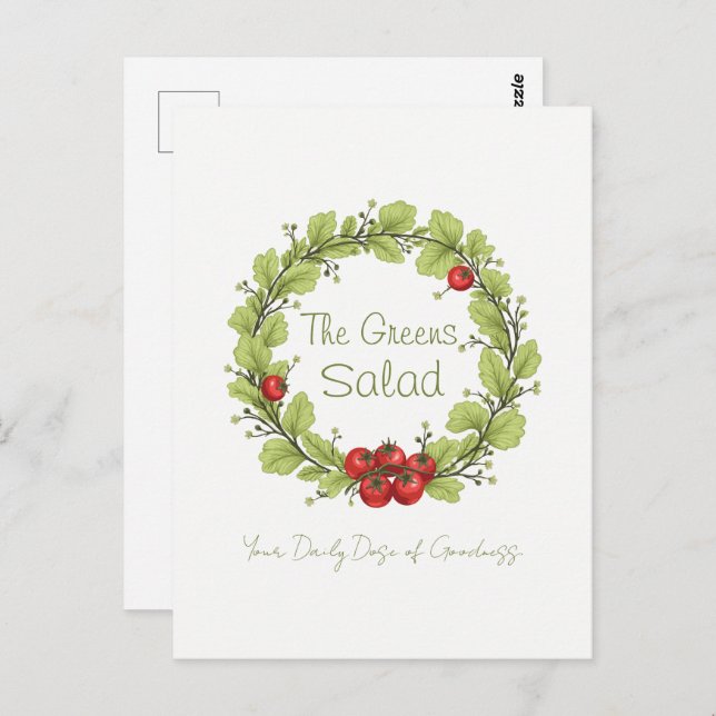 Cartão Postal Salada dos Verdes (Frente/Verso)
