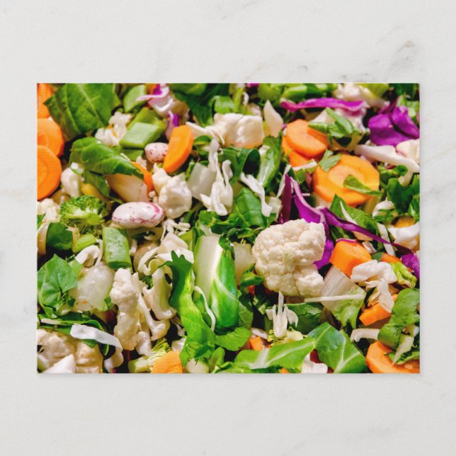 Cartão Postal Salada mista (Frente)