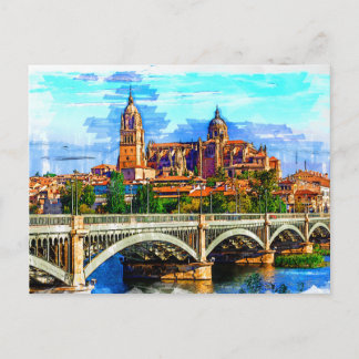 Cartão Postal Salamanca / Castela e Leão, Espanha.