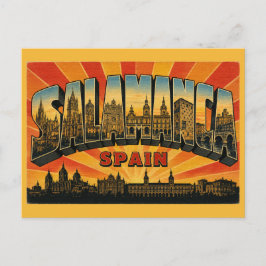 Cartão Postal Salamanca Espanha Cidade Dourada