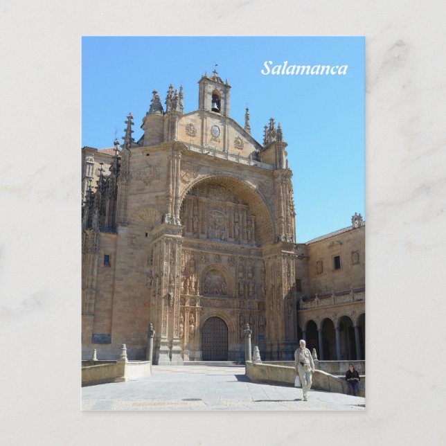 Cartão Postal Salamanca, Espanha. Convento de San Esteban (Frente)