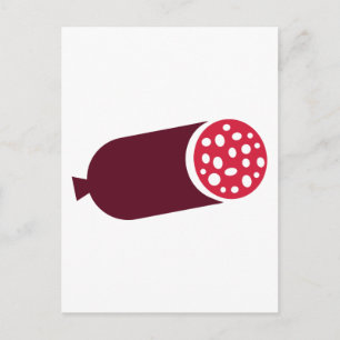 Cartão Postal Salame Pepperoni