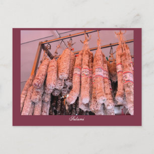 Cartão Postal Salami Italiano