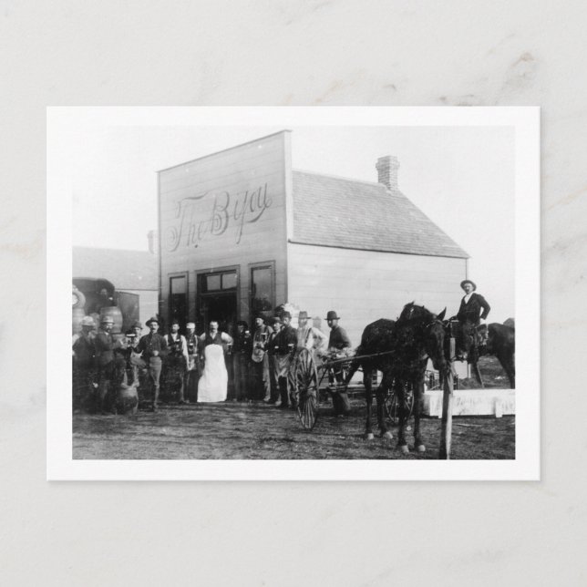 Cartão Postal Salão de Cidade de Fronteira Antiga (Frente)