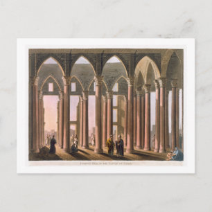 Cartão Postal Salão de José no Castelo do Cairo, prancha 31 fro
