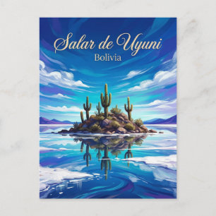 Cartão Postal Salar de Uyuni Bolívia