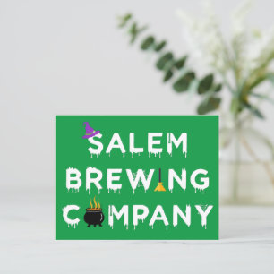 Cartão Postal Salem Breaking Company White