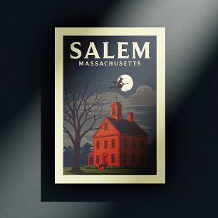 Cartão Postal Salem Massachusetts Antigo
