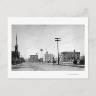 Cartão Postal Salem, OU Cidade Ver Fotografia de Rua Estatal