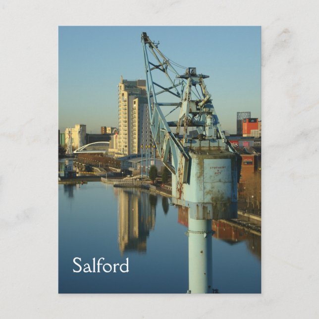 Cartão postal Salford Quays (Frente)