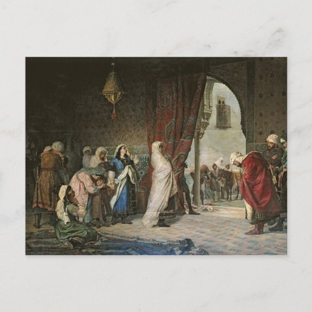 Cartão Postal Salida del Boabdil, na Alhambra (Frente)