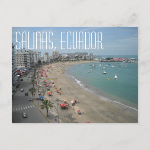 Cartão postal Salinas Equador