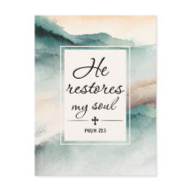 Salm 23"4 Ele Restaura Minha Cruz De Alma