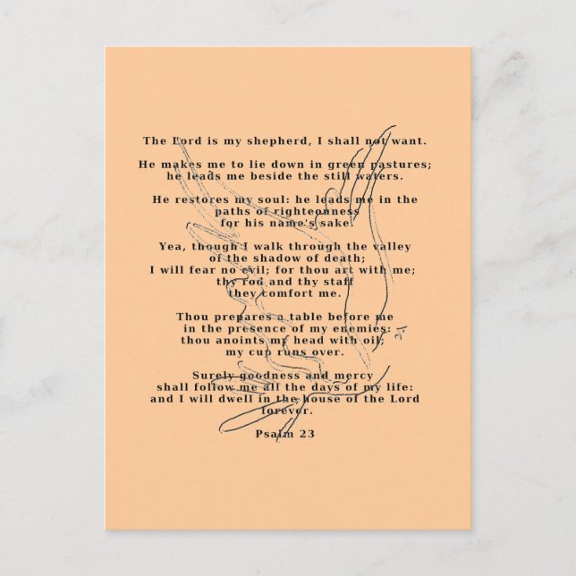 Cartão postal Salm 23rd (Frente)