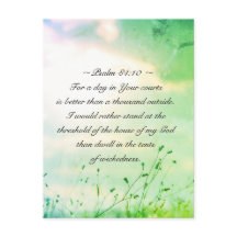 Salm 84:10 por dia na Bíblia dos seus tribunais Ve