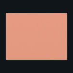 Cartão Postal salmão escuro colorido<br><div class="desc">cor salmão escuro E9967A</div>