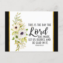 Salmo 118:24 Este é o dia que o Senhor fez