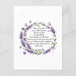 Cartão Postal Salmo 118: 28-119:1