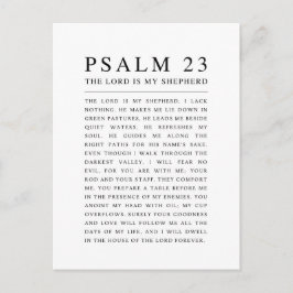 Cartão Postal Salmo 23 O Senhor é Meu Pastor