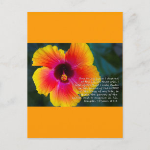 Cartão Postal Salmo 27:4