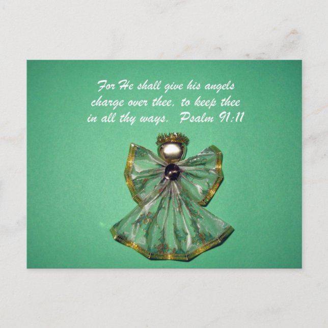 Cartão Postal Salmo 91:11 (Frente)