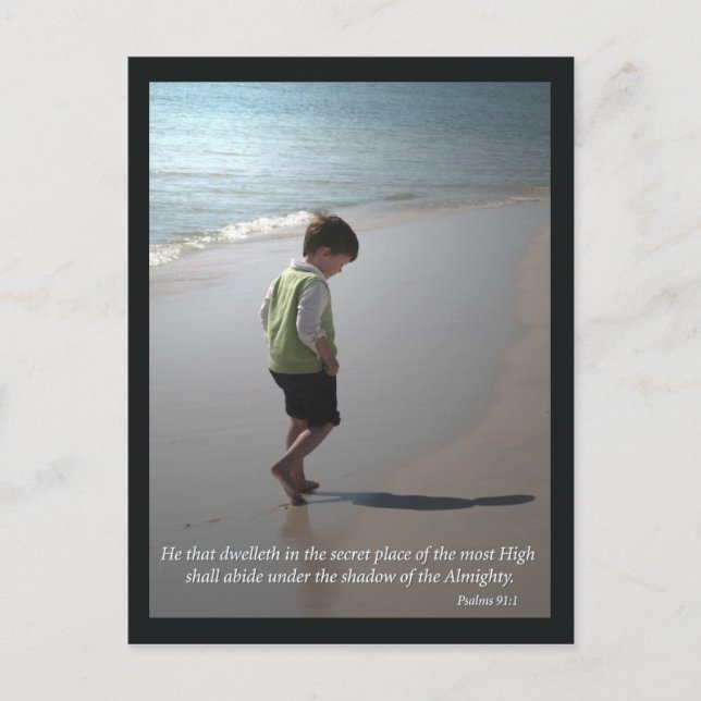 Cartão Postal Salmos 91:1 (Frente)