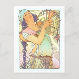 Cartão postal Salomé de Alphonse Mucha