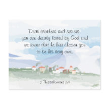 Salónica 1:4 Ele escolheu você Bíblia