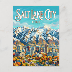 Cartão Postal Salt Lake City EUA
