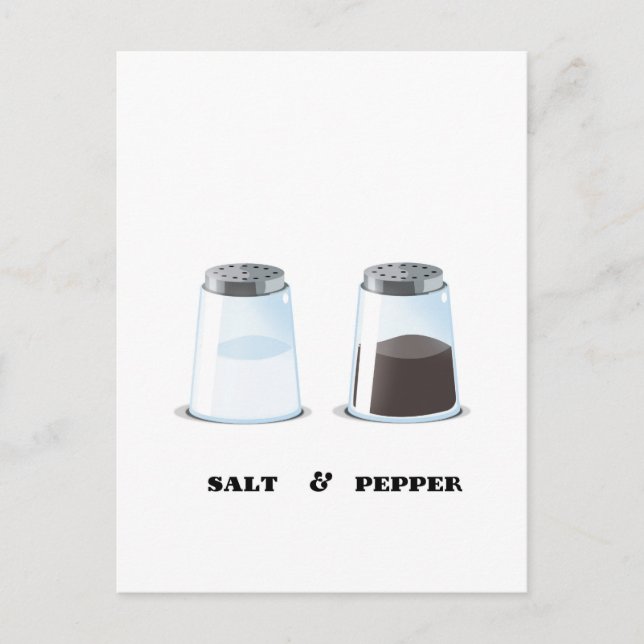 Cartão Postal Salt & Pepper (Frente)