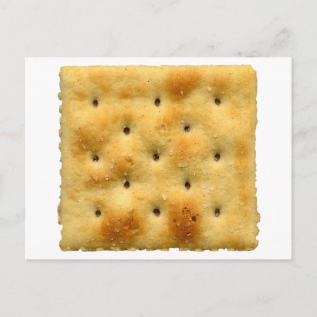 Cartão Postal Saltine Soda Crackers (Frente)