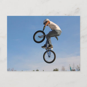 Cartão Postal Salto de BMX