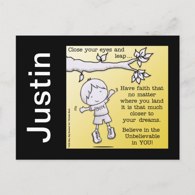 Cartão Postal Salto de Fé (Frente)