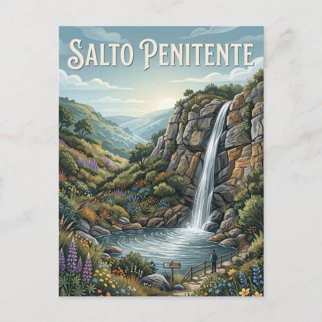 Cartão Postal Salto do Penitente (Frente)