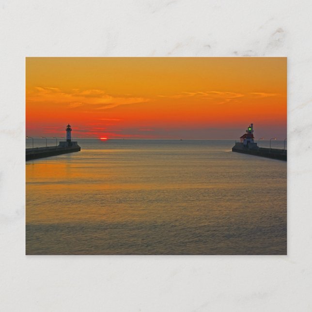 Cartão Postal Salto do Sol através do Canal (Frente)